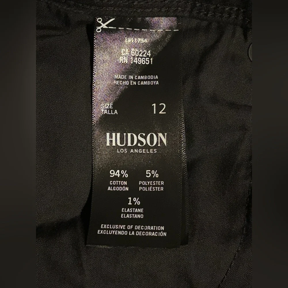 Hudson Jeans Black Beth Mid-Rise Baby Bootcut Petite Jean - Picture 6 of 6